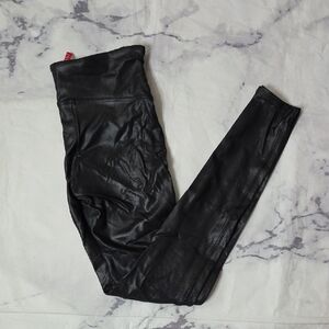 Spanx Black Faux Leather Leggings